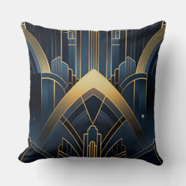 Éclat Urbain en Art Deco クッション