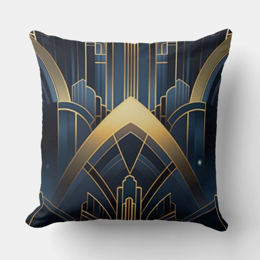 Éclat Urbain en Art Deco クッション (正面)