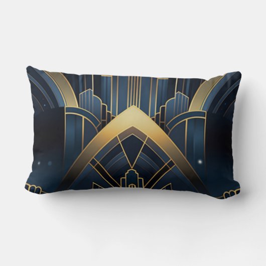 Éclat Urbain en Art Deco ランバークッション (裏面)
