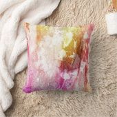 Eclectic 芸術的 Shellピンク&金ゴールド印ガーリー刷 クッション (ブランケット)