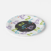 Eclectic 26.2マラソンパーティー供給紙プレート ペーパープレート (アングル)