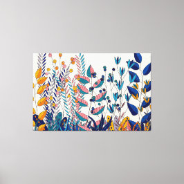 Eclectic Bold Garden キャンバスプリント