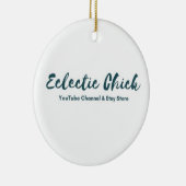 Eclectic Chick YouTube & Etsyストア セラミックオーナメント (右)