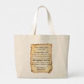 Eclectic Reader Tote Bag ラージトートバッグ (裏面)