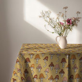 Eclectic Retro Tablecloth Warm Tones & Soft Hues テーブルクロス