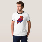 Eclectusのオウムの女性 Tシャツ (正面フル)