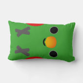 Eclectusのオウム(男性) ランバークッション (裏面)