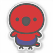 Eclectus Parrot / Female シール (正面)