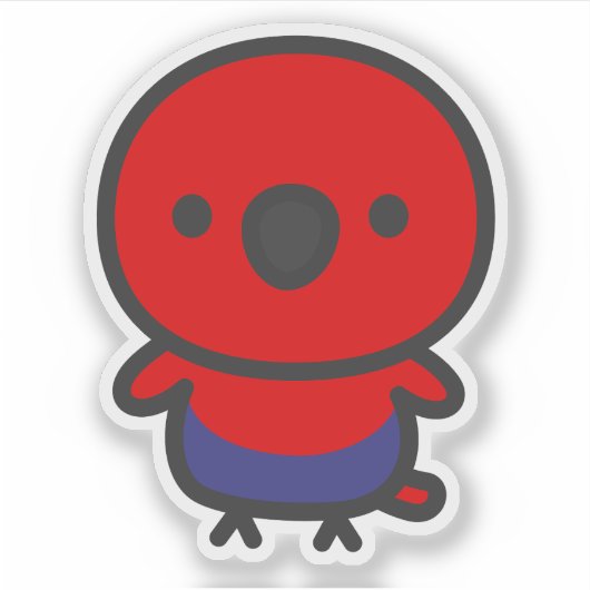 Eclectus Parrot / Female シール (正面)