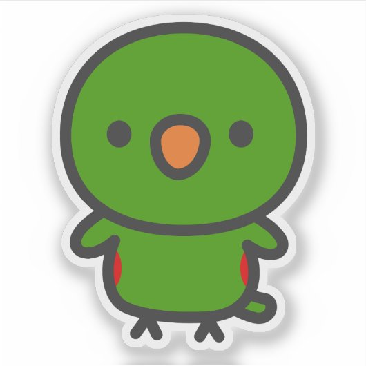 Eclectus Parrot / Male シール (正面)