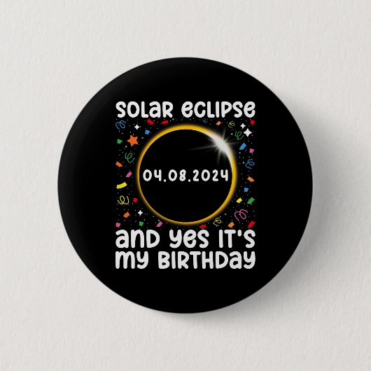 Eclipseと太陽のYesの合計#39; #39;s My Birthd 缶バッジ (正面)