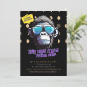 Eclipseの太陽の表示パーティー招待状合計2024 招待状 (スタンド正面)