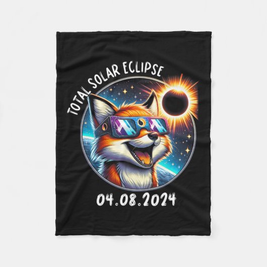 Eclipseキツネ着るGles Pet 2024年4月8日 フリースブランケット (正面)
