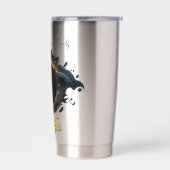 Eclipseギフト太陽の2024年4月8日カスタマイズ可能 保温保冷タンブラー (左面)