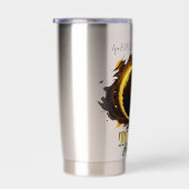 Eclipseギフト太陽の2024年4月8日カスタマイズ可能 保温保冷タンブラー (右面)