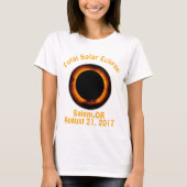 Eclipseサレムオレゴン州 Tシャツ (正面)