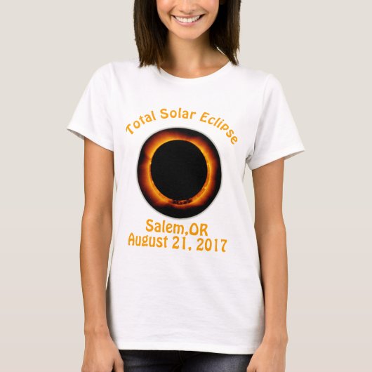 Eclipseサレムオレゴン州 Tシャツ (正面)
