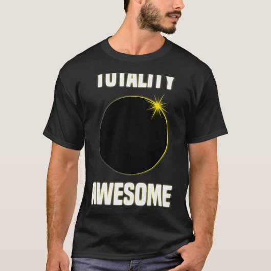 Eclipseシャツ素晴らし皆既食太陽の Tシャツ (正面)