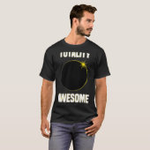 Eclipseシャツ素晴らし皆既食太陽の Tシャツ (正面フル)