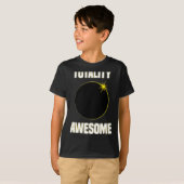 Eclipseシャツ素晴らし皆既食太陽の Tシャツ (正面フル)