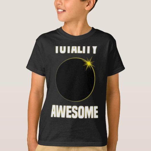 Eclipseシャツ素晴らし皆既食太陽の Tシャツ (正面)