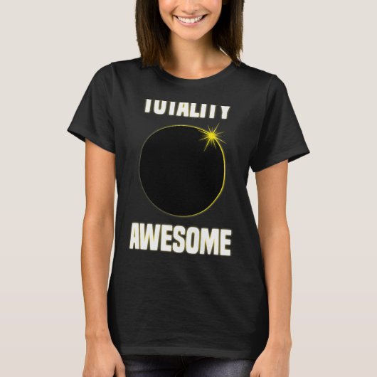 Eclipseシャツ素晴らし皆既食太陽の Tシャツ (正面)
