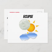 Eclipseパーティー インビテーションポストカード (正面/裏面)