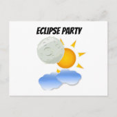 Eclipseパーティー インビテーションポストカード (正面)