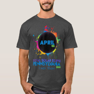 Eclipseペンシルバ太陽のニア2024トッカラフルト Tシャツ