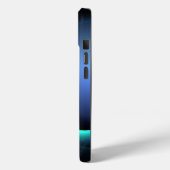 ECLIPSEモノグラム鮮やかブラックブルー Case-Mate iPhoneケース (裏面 / 左)