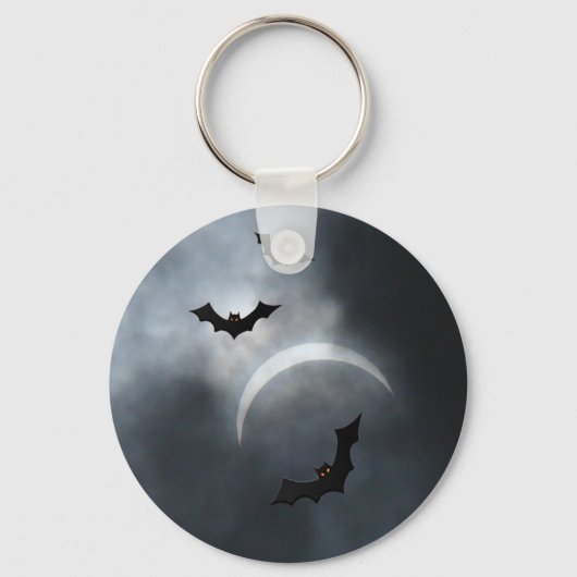 Eclipse不気味のハロウィーンこうもり キーホルダー (正面)