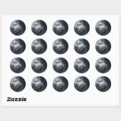 Eclipse不気味のハロウィーンこうもり ラウンドシール (シート)