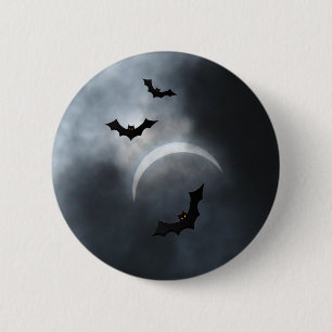 Eclipse不気味のハロウィーンこうもり 缶バッジ