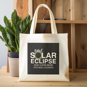 Eclipse太陽のの合計 – 2024またはカスタム日付 トートバッグ