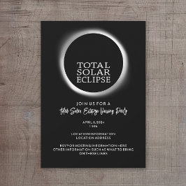 Eclipse太陽のの合計 – 2024またはカスタム日付 招待状