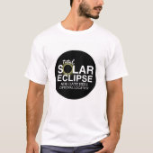 Eclipse太陽のの合計 – 2024またはカスタム日付 tシャツ (正面)