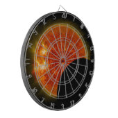 Eclipse太陽のの進行中 ダーツボード (正面左)