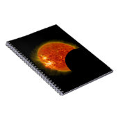 Eclipse太陽のの進行中 ノートブック (右側)