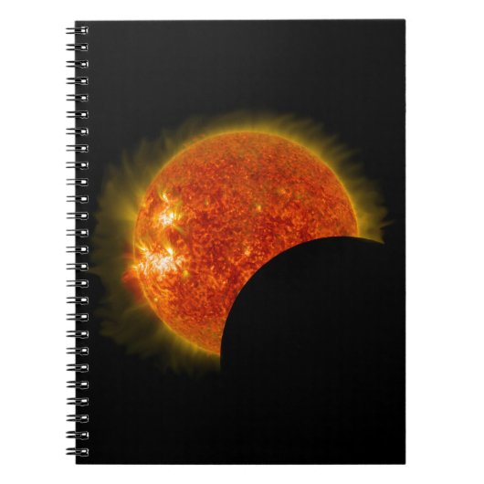 Eclipse太陽のの進行中 ノートブック (正面)