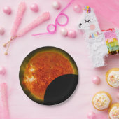 Eclipse太陽のの進行中 ペーパープレート (パーティー)