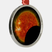 Eclipse太陽のの進行中 メタルオーナメント (右)