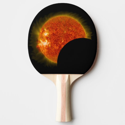 Eclipse太陽のの進行中 卓球ラケット (正面)