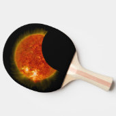 Eclipse太陽のの進行中 卓球ラケット (横)