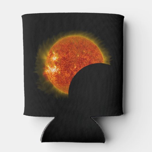 Eclipse太陽のの進行中 缶クーラー (裏面)