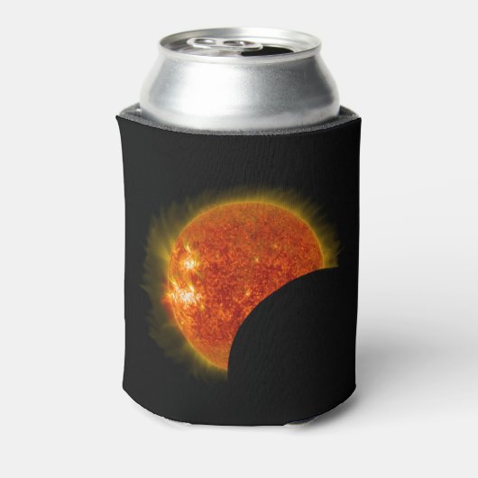 Eclipse太陽のの進行中 缶クーラー (缶裏面)