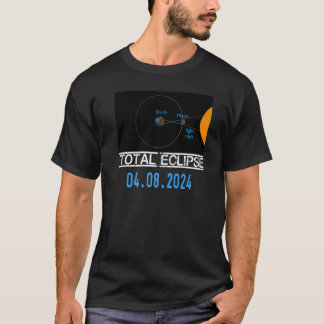 Eclipse太陽のは教育天文学も説明した Tシャツ