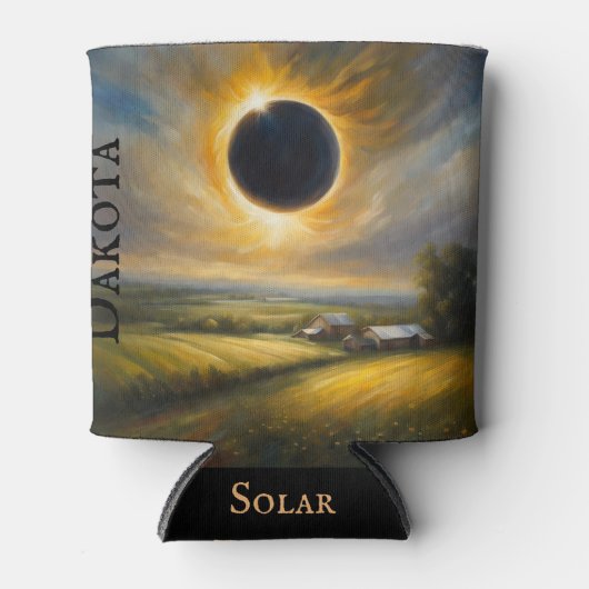 Eclipse太陽のアットザファーム中西部ドリンク 缶クーラー (正面)