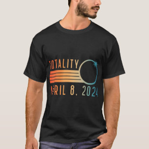 Eclipse太陽のシャツ2024年4月8日トータリティ太陽のEc Tシャツ