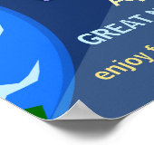 Eclipse太陽のパーティーおもしろいレトロSun Viewing 2024 ポスター (角)