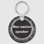 Eclipse太陽の先住民英国際的語旅行 キーホルダー (裏面)